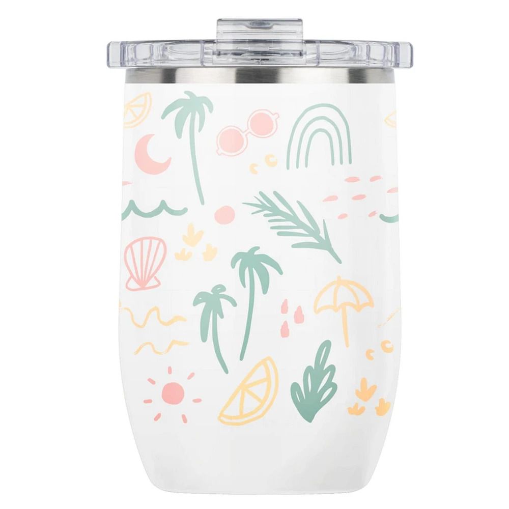 Vino 12oz Lifestyle Tumbler - Pastel Summer Pearl
