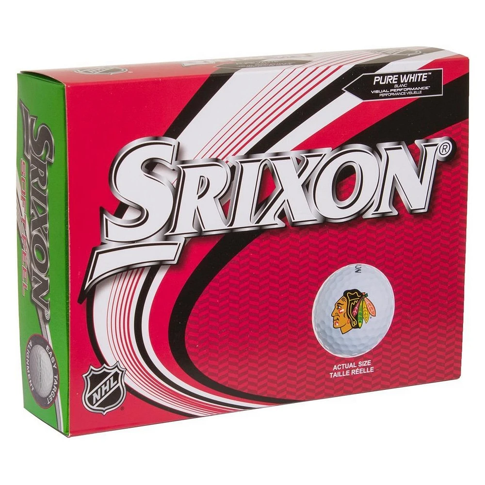 NHL Soft Feel Golf Balls - Chicago Black Hawks