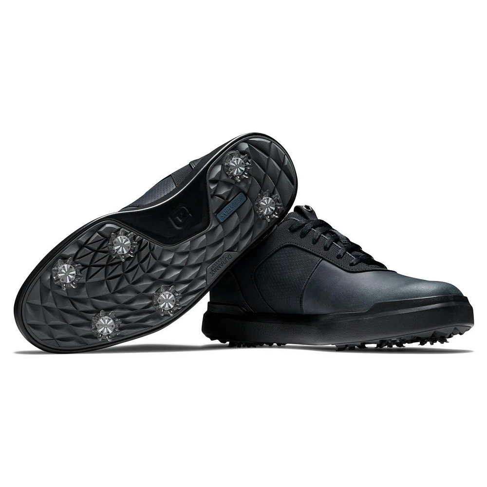 Men's Contour Series Spiked Golf Shoe - Black