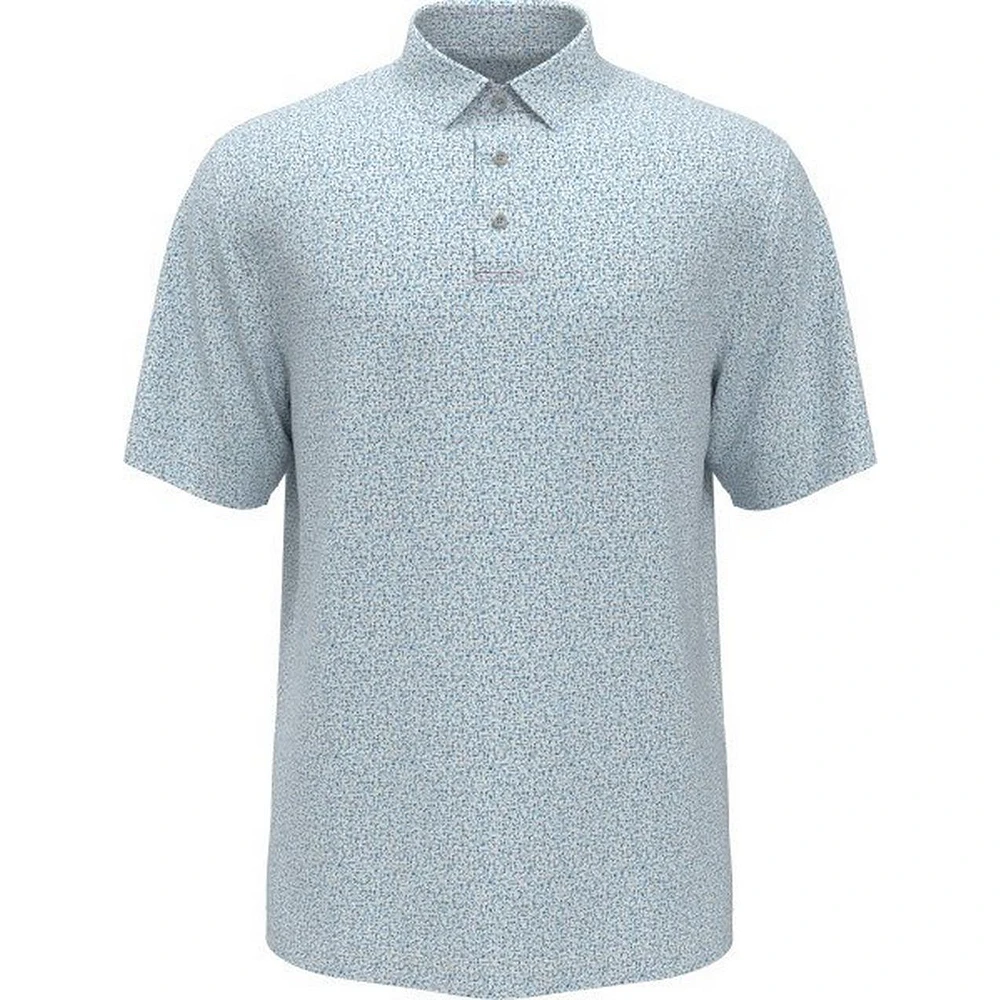 Men's Micro Geo Print Short Sleeve Polo