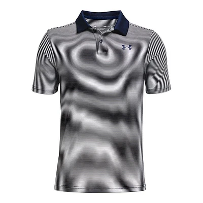 Boys' Performance Stripe Short Sleeve Polo