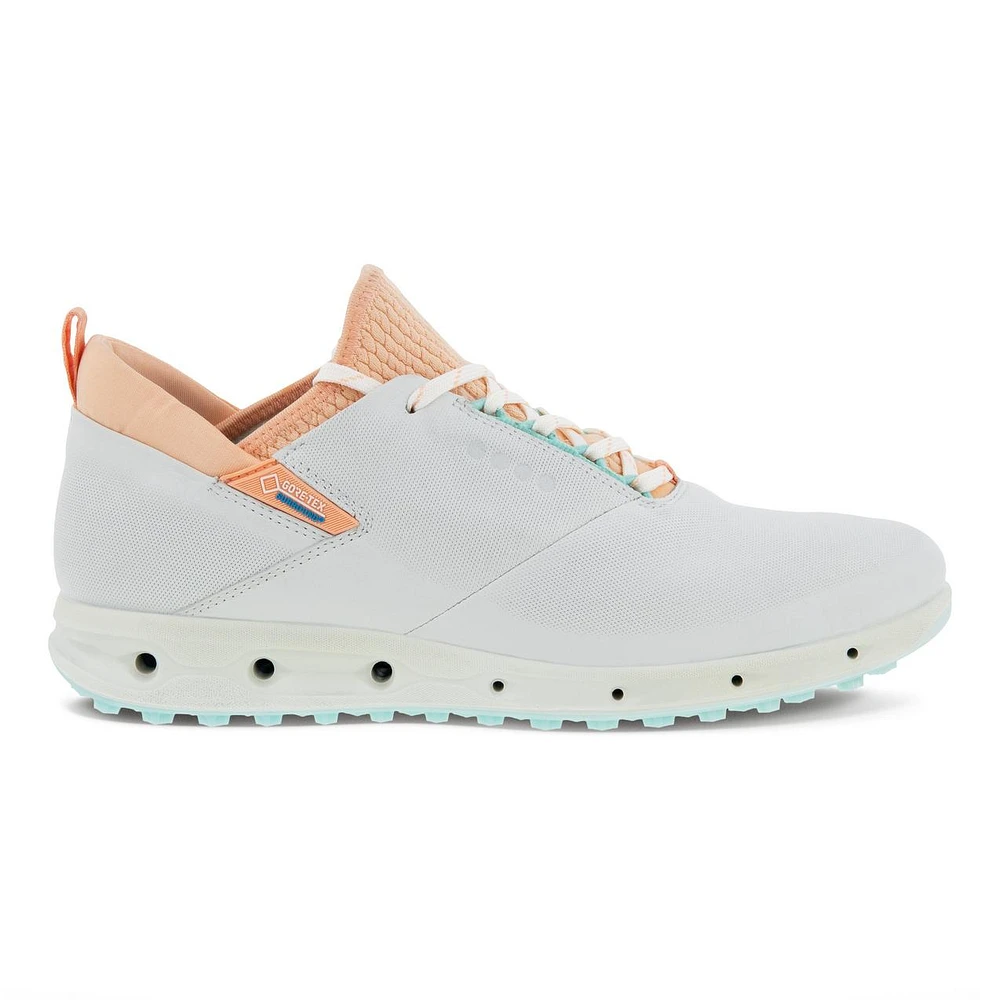 Women's Cool Pro Spikeless Golf Shoe - White/Orange