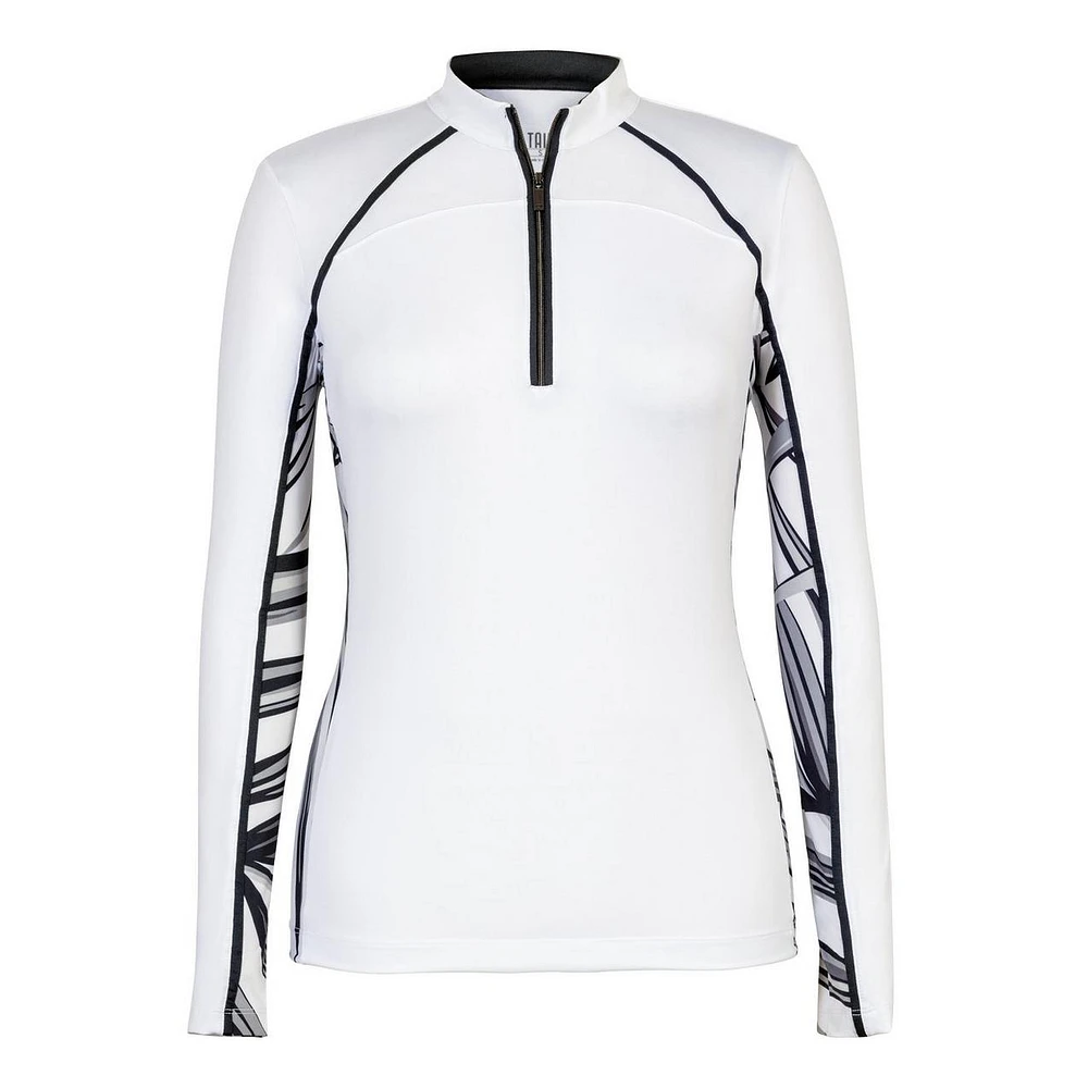 Women's Liza Printed Side Panel UPF 50+ Longsleeve Sun Top