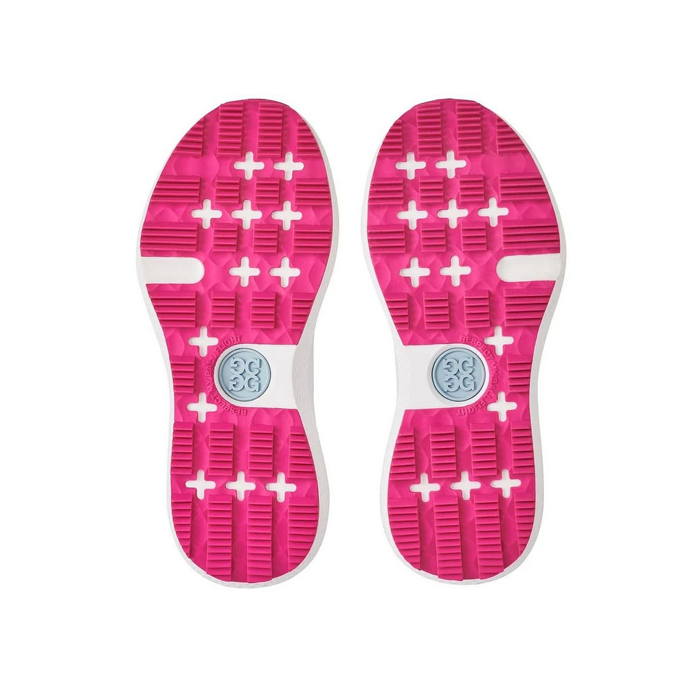 Women's MG4X Golf Cross Trainer Spikeless Golf Shoe- White/Pink