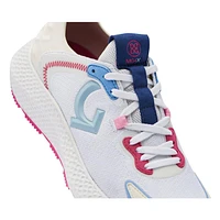 Women's MG4X Golf Cross Trainer Spikeless Golf Shoe- White/Pink