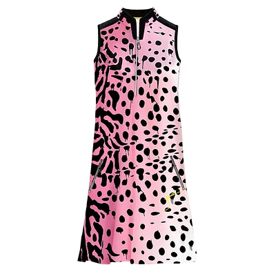 Women's Panther Printed Sleeveless Dress