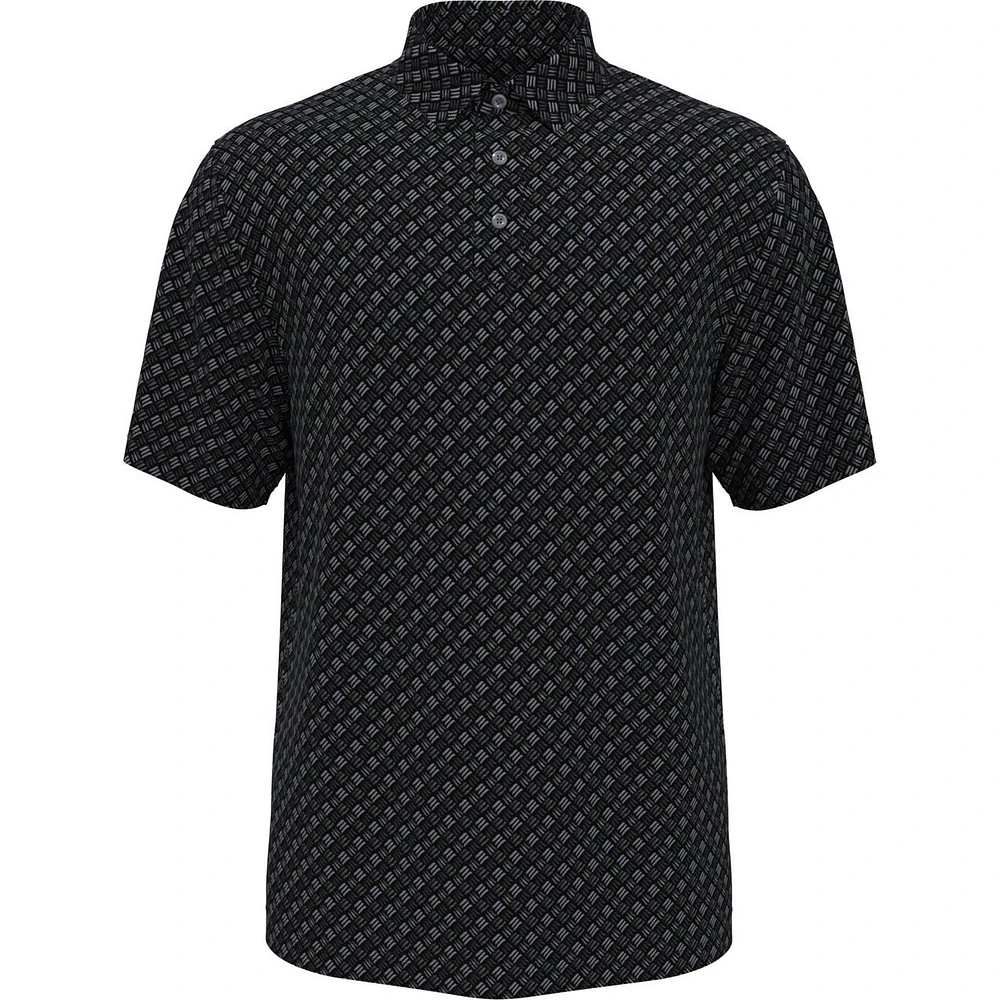 Men's Water Colour Geo Short Sleeve Polo