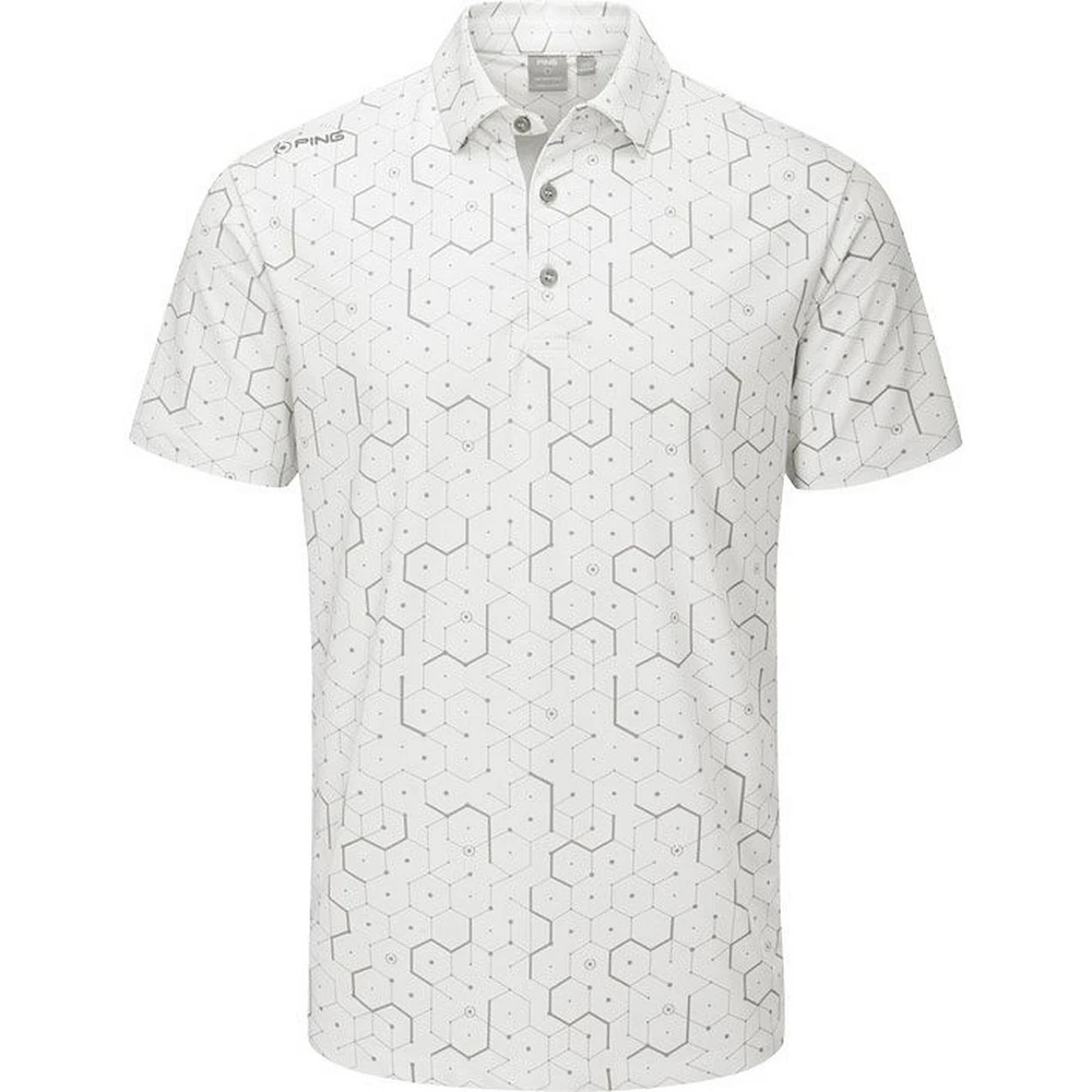 Men's Geo Short Sleeve Polo