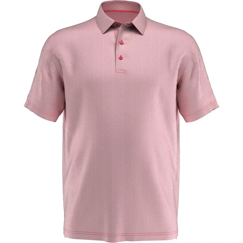 Men's All Over Chev Foulard Short Sleeve Polo