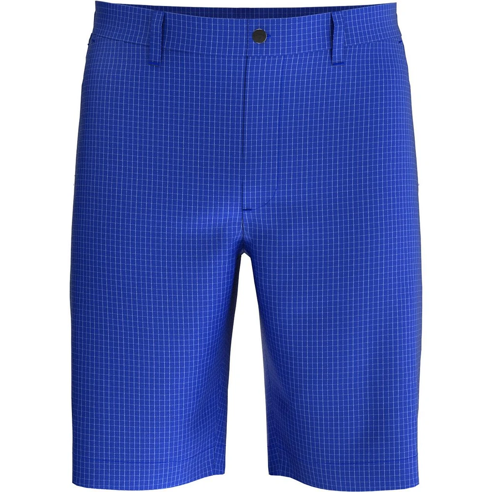 Men's Grid Print Ergo Short