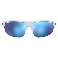 Clutch Tuned Grey-Blue Baseball Lens Sunglasses