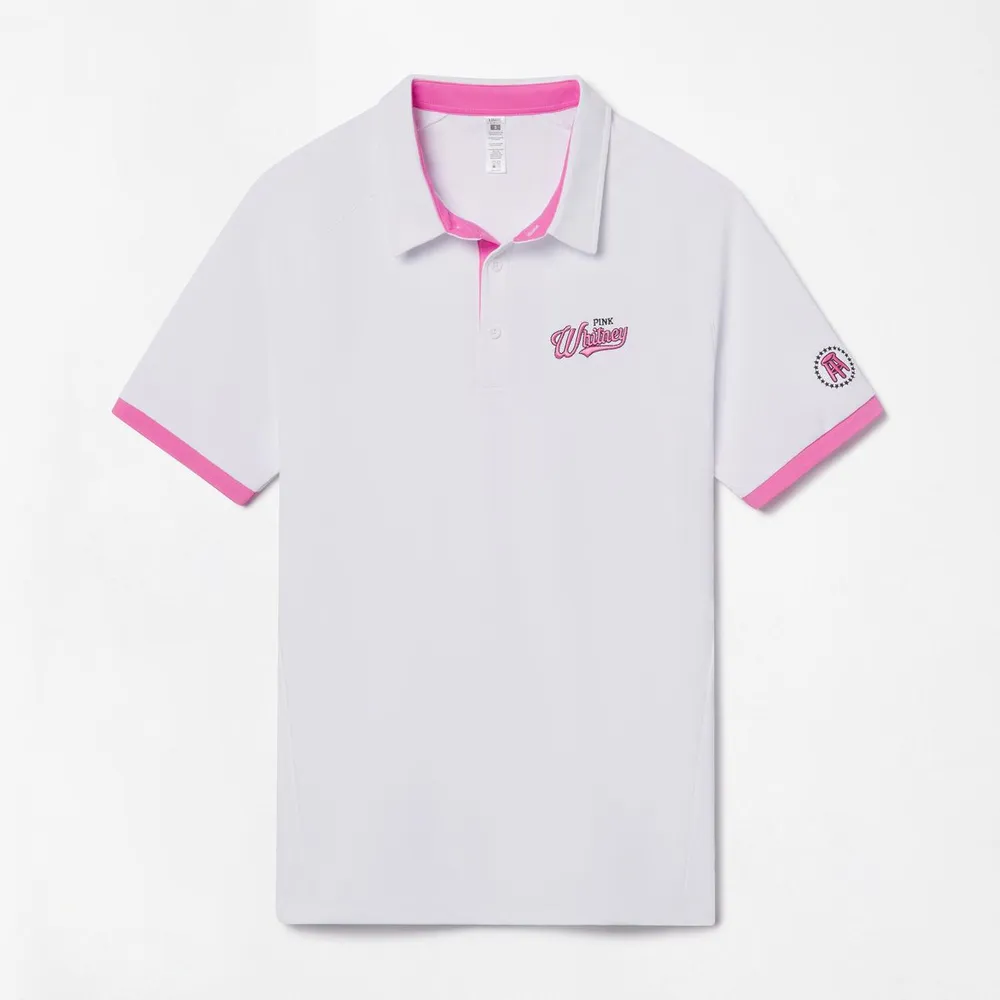 Men's Pink Whitney Tradition Short Sleeve Polo