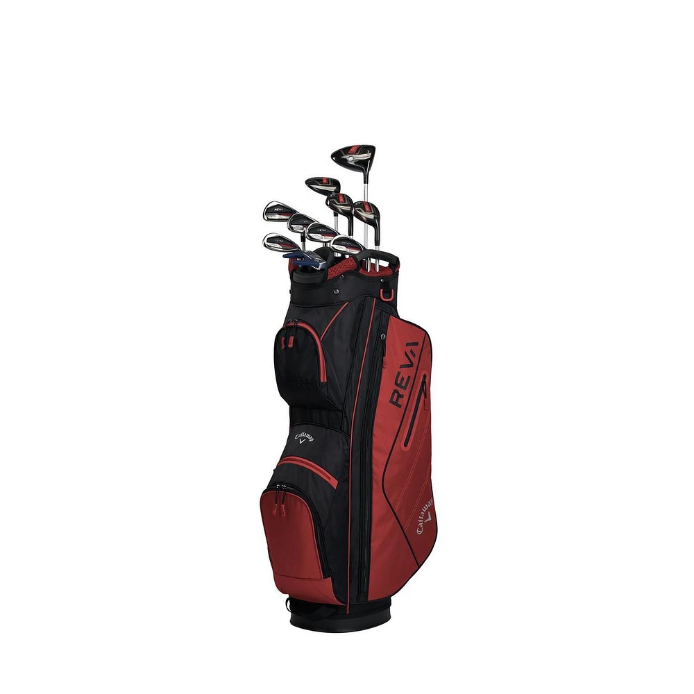 Women's REVA Red -Piece Package Set with Graphite Shafts