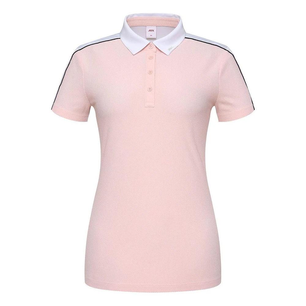 Women's Contrast Short Sleeve Polo