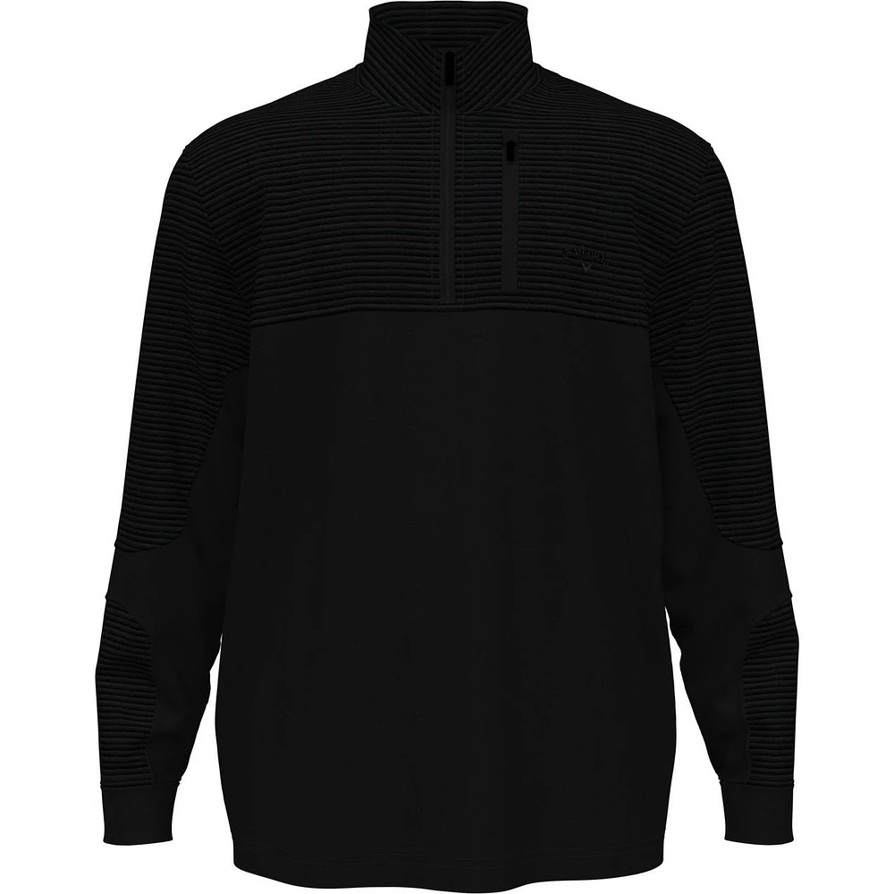 Men's Ottoman Blocked 1/4 Zip Pullover