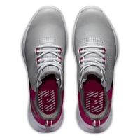 Women's Fuel Spikeless Golf Shoe - Grey/Burgundy