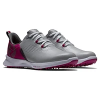 Women's Fuel Spikeless Golf Shoe - Grey/Burgundy