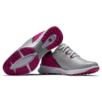 Women's Fuel Spikeless Golf Shoe - Grey/Burgundy
