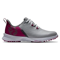 Women's Fuel Spikeless Golf Shoe - Grey/Burgundy