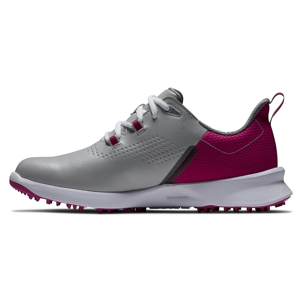 Women's Fuel Spikeless Golf Shoe - Grey/Burgundy