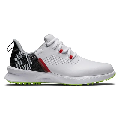 Junior Fuel Spikeless Golf Shoe - White/Black/Red