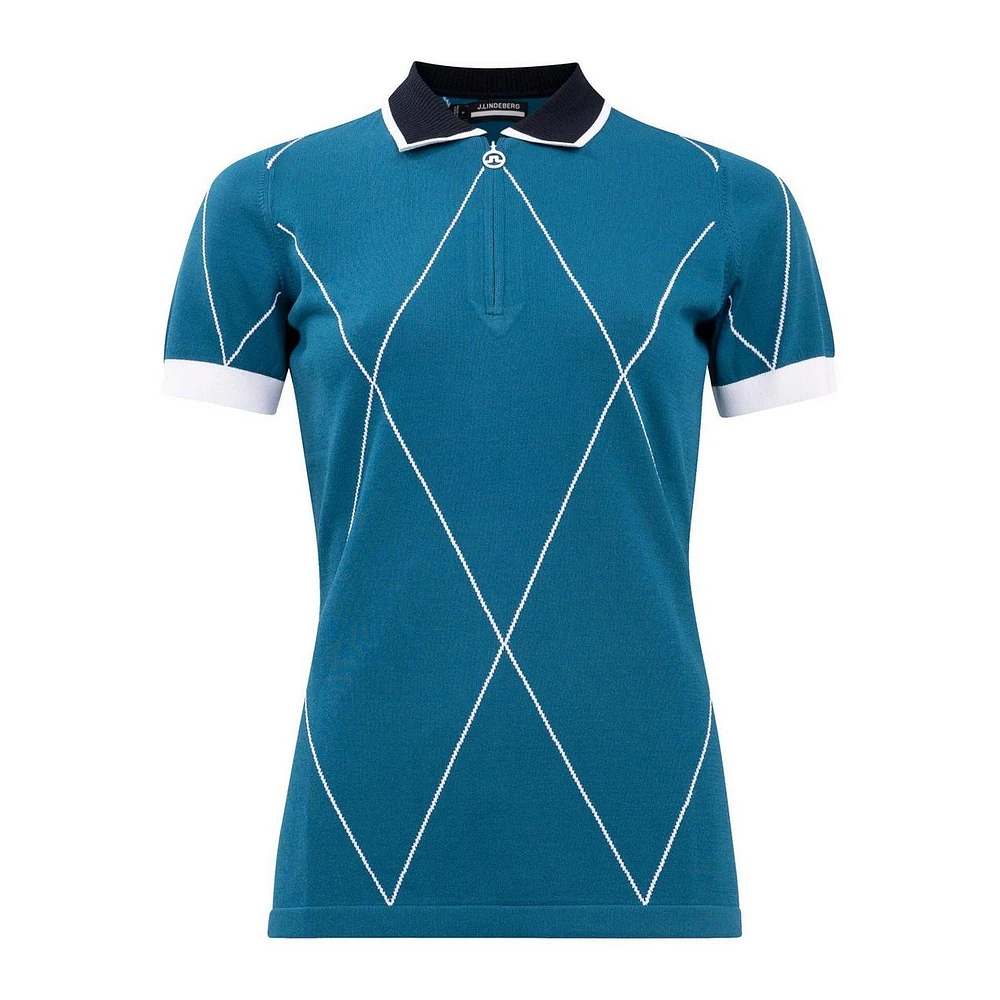 Women's Elma Knit Short Sleeve Polo