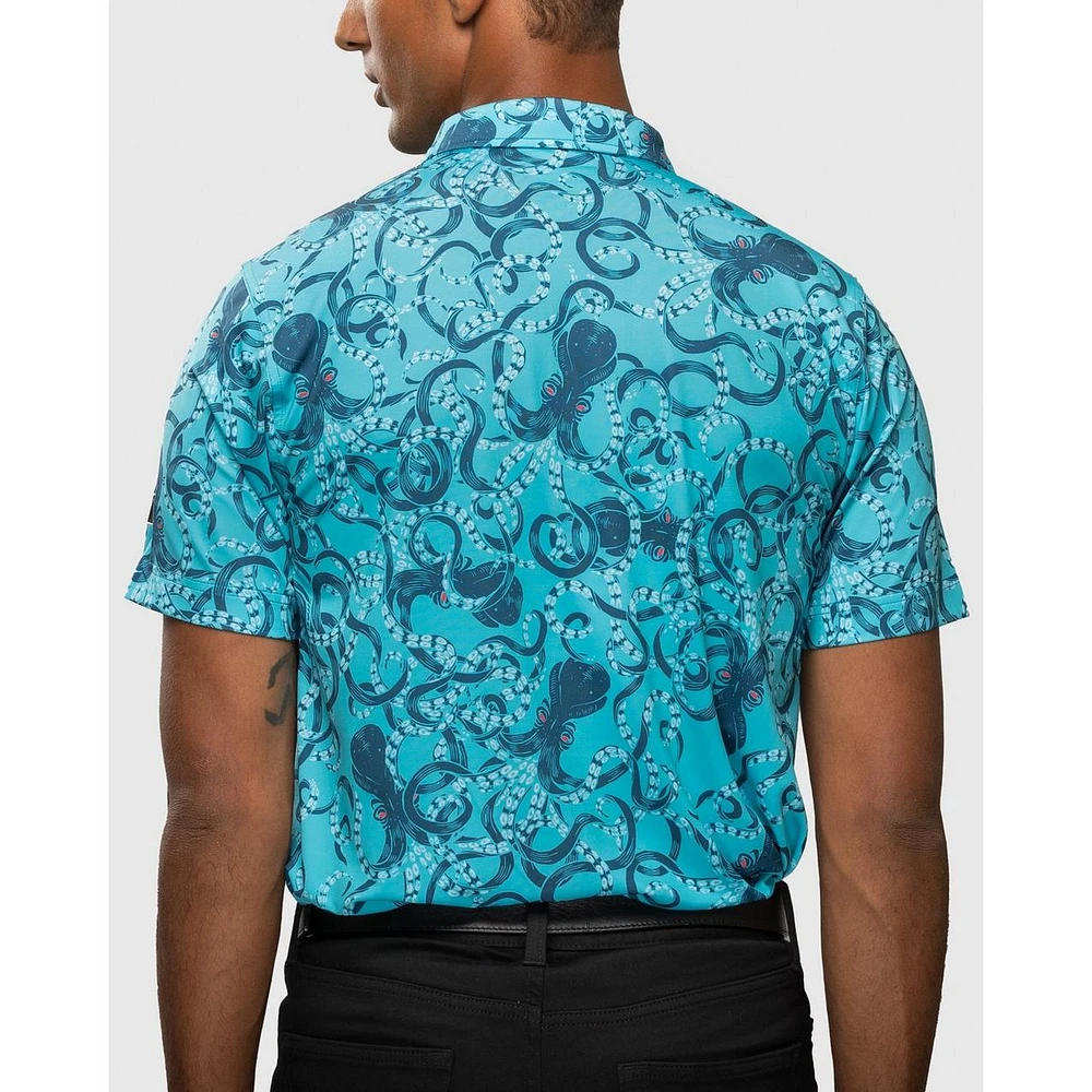 Men's What's Kraken Short Sleeve Polo
