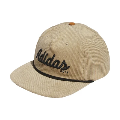 Men's 5 Panel Corduroy Adjustable Cap