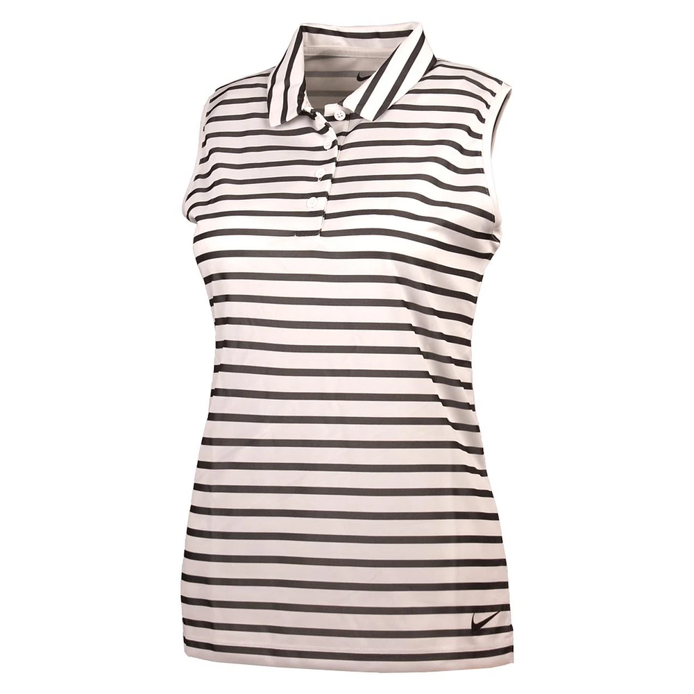Women's Dri-Fit Victory Striped Sleeveless Polo