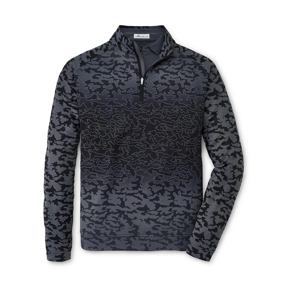Men's Perth Raglan Camo Performance 1/4 Zip Pullover