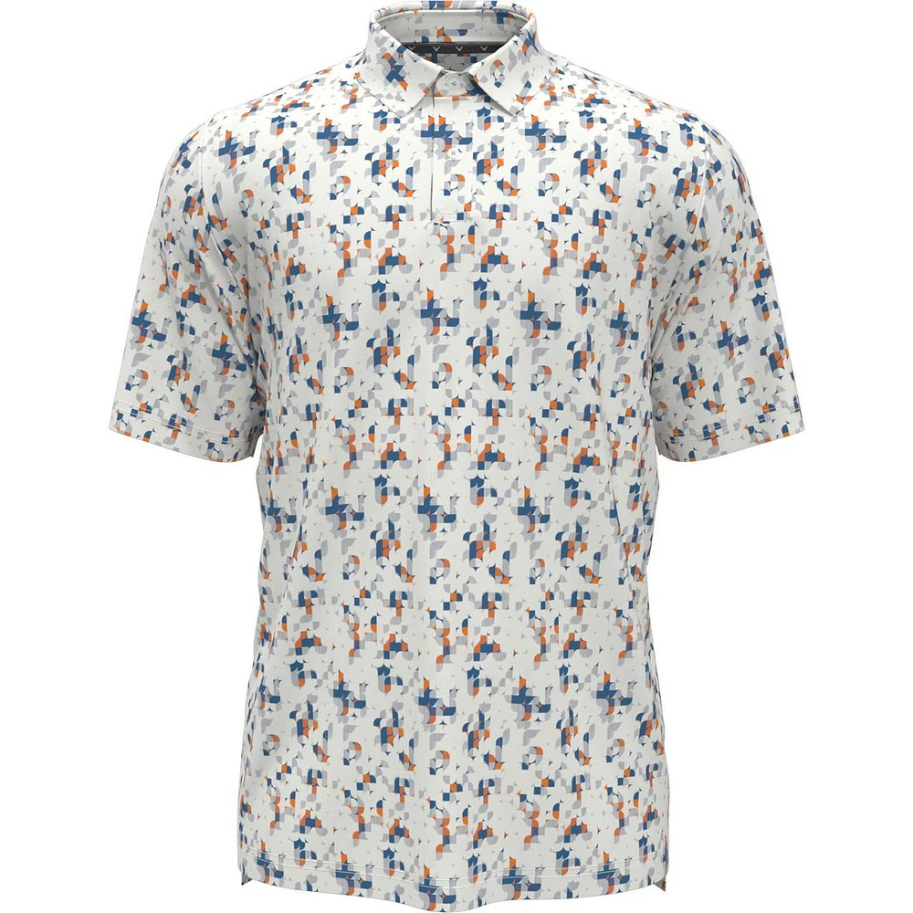 Men's Chev Geo Ergo Short Sleeve Polo