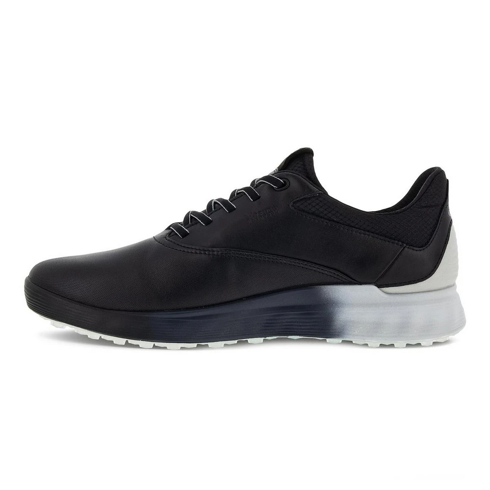 Men's S-Three Spikeless Golf Shoe - Black