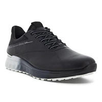 Men's S-Three Spikeless Golf Shoe - Black