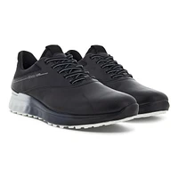 Men's S-Three Spikeless Golf Shoe - Black