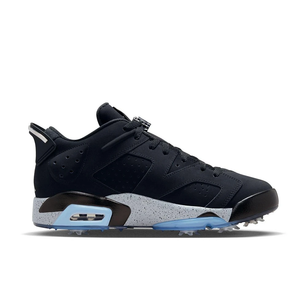 Jordan Retro 6 G NRG Spiked Golf Shoe-Black/Grey/Blue