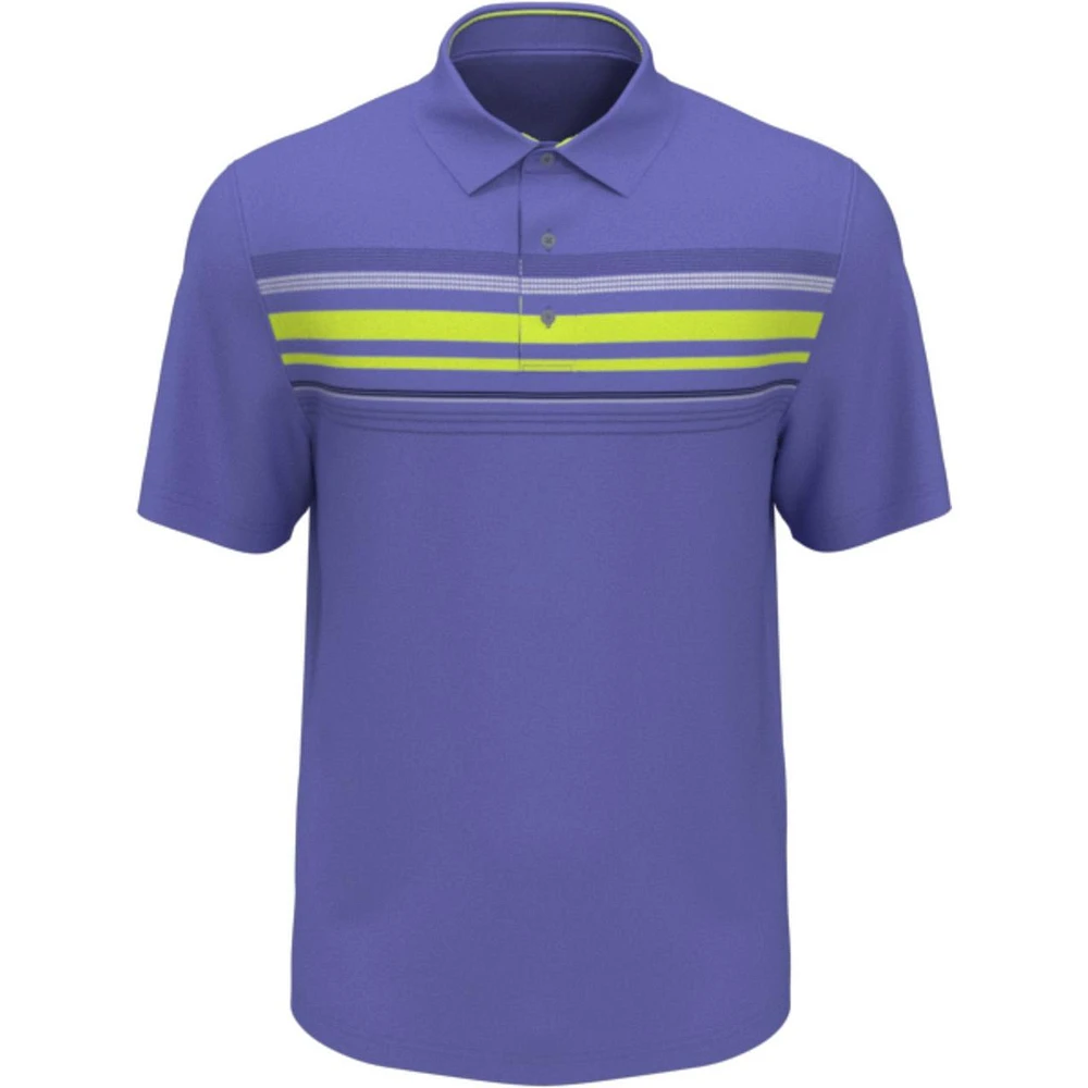 Men's Chest Stripe Short Sleeve Polo