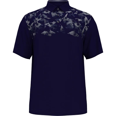 Men's Abstract Ombre Short Sleeve Polo