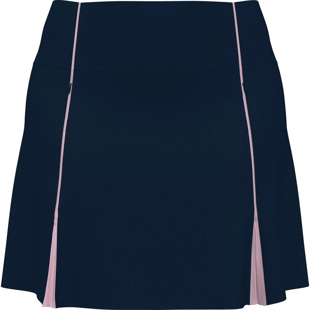 Women's High Waist Colourblock 16 Inch Skort