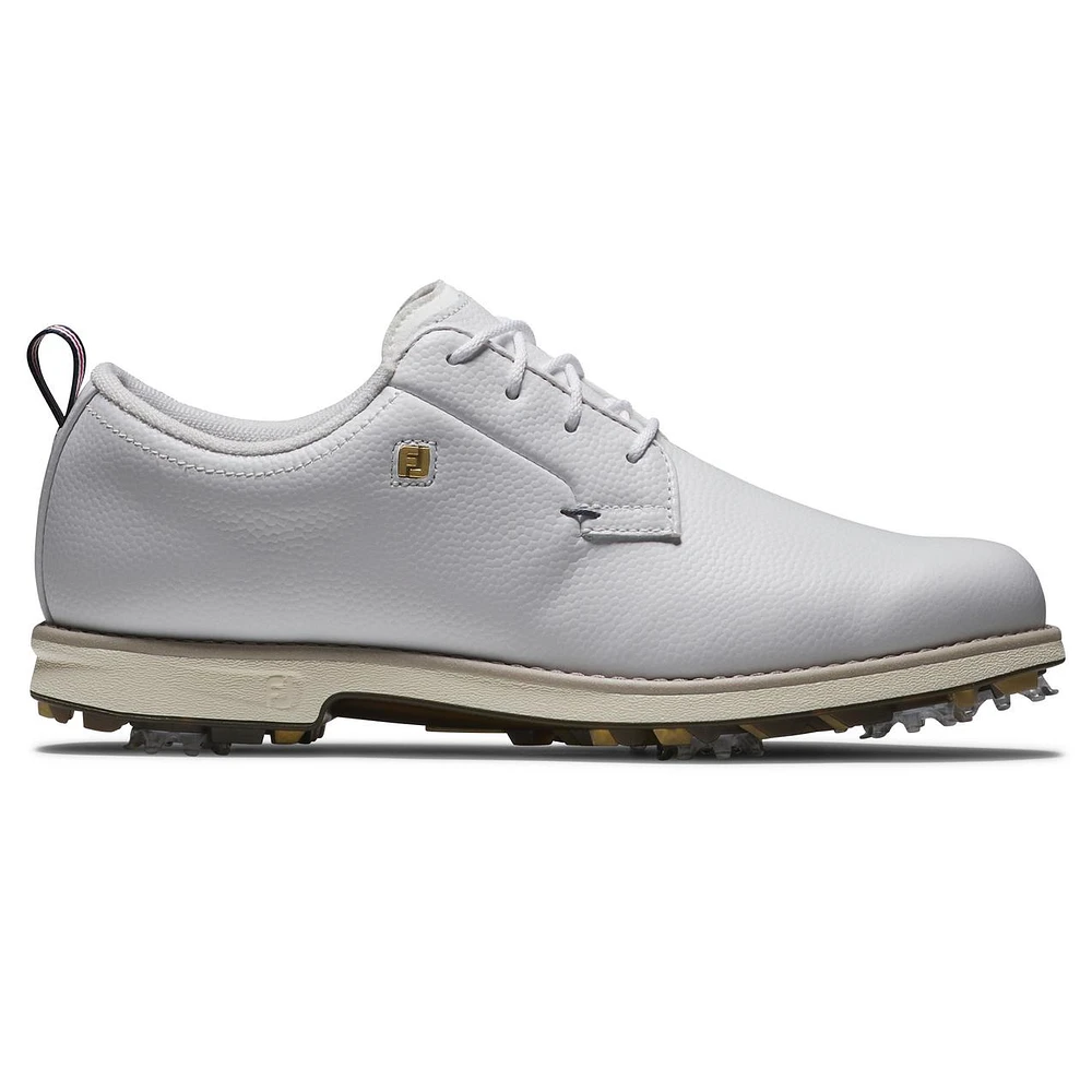Women's Premiere Series Cypress Spiked Golf Shoe - White/Gold