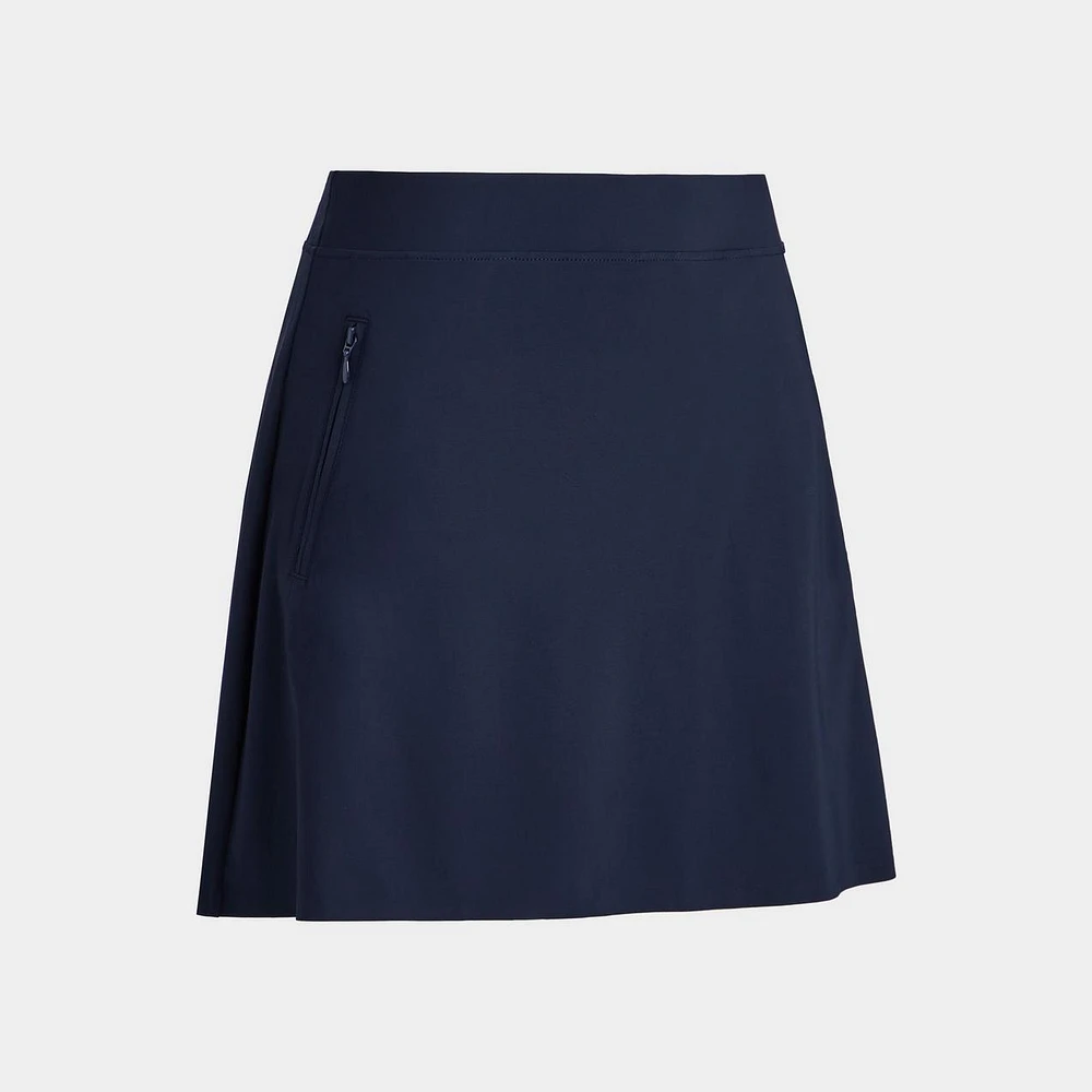 Women's Silky Tech Nylon A-Line Skort