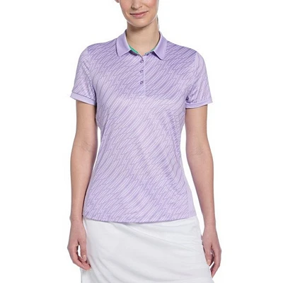 Women's Wave Stripe Short Sleeve Polo