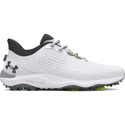 Men's Drive Pro Spiked Golf Shoe - White/Grey (Wide)