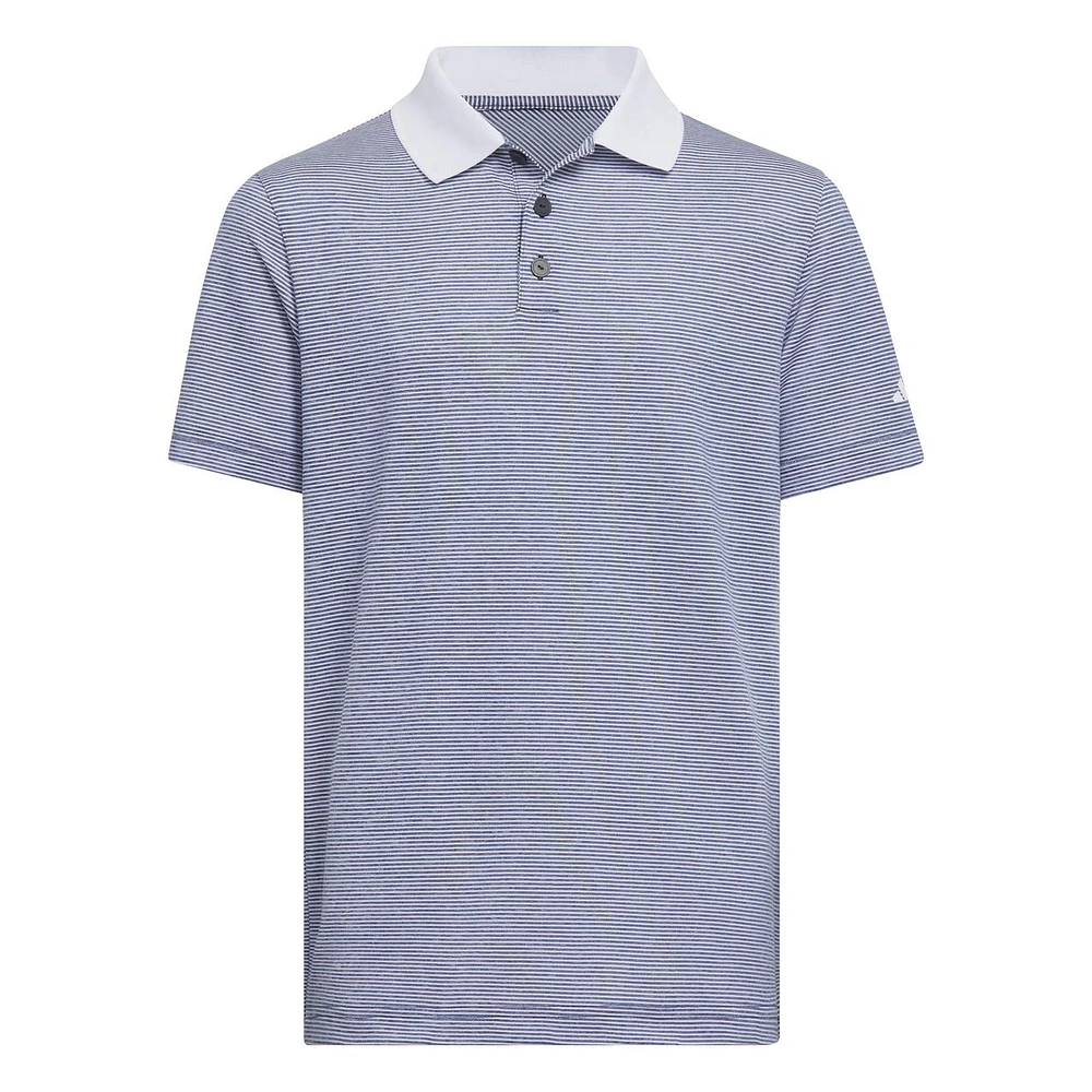 Boy's Ottoman Striped Short Sleeve Polo