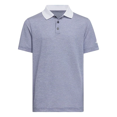 Boy's Ottoman Striped Short Sleeve Polo