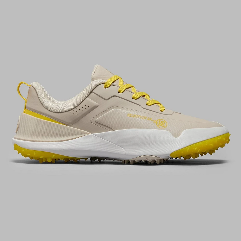 Men's G/18 Spikeless Golf Shoe - Beige/Yellow