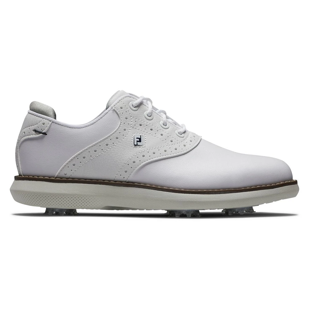 Junior Traditions Spiked Golf Shoe - White