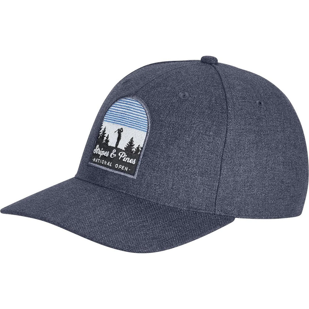 Men's Stripes and Pines High-Crown Cap