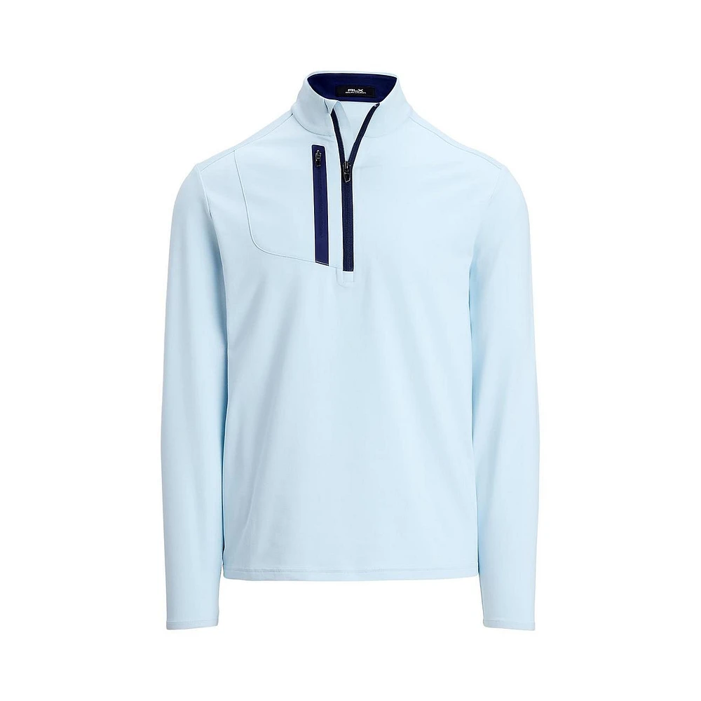 Men's Solid 1/4 Zip Pullover