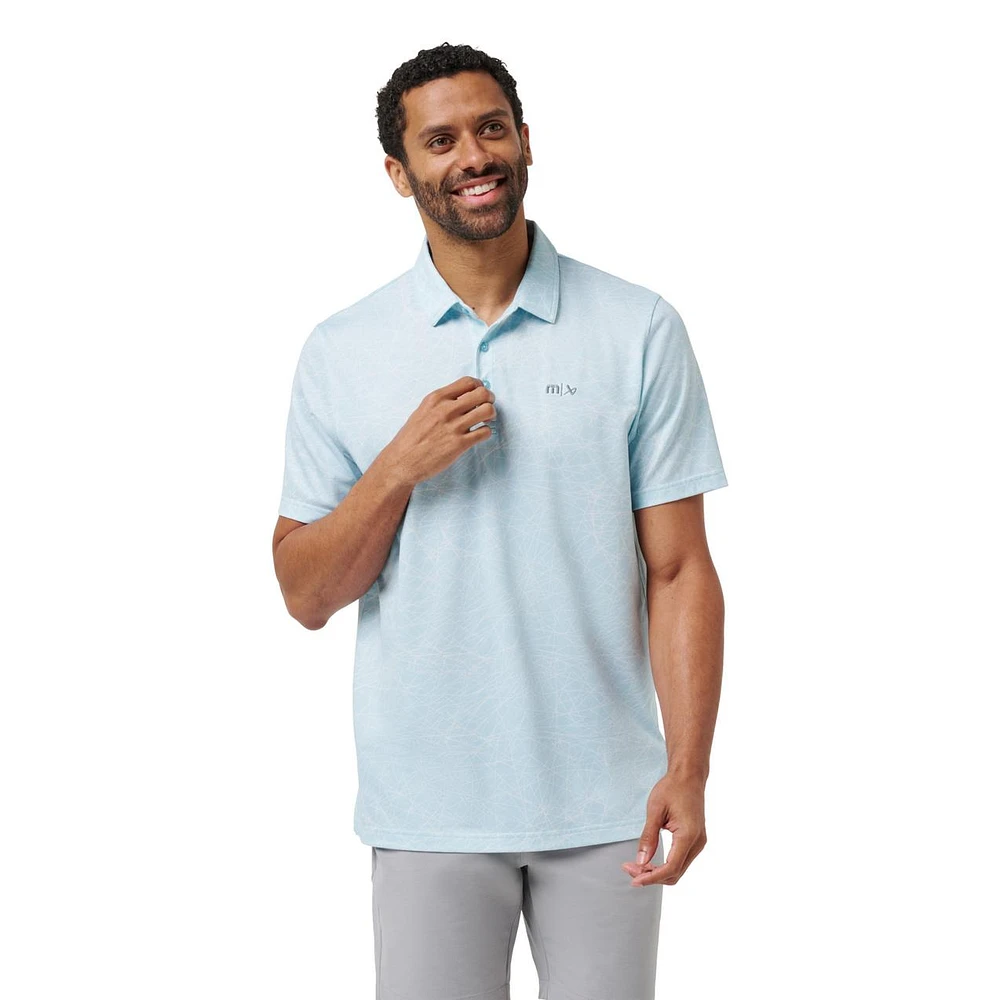 Men's Bauer x TravisMathew Clean Ice Short Sleeve Polo