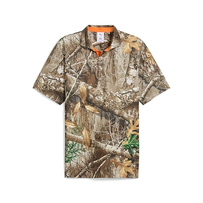 Men's Puma X Realtree Camo Short Sleeve Polo